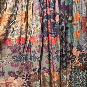 NATURAL LIFE Colorful Floral Maxi Skirt